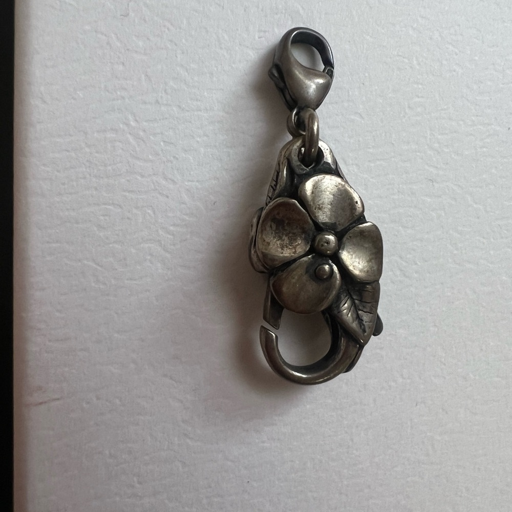 Trollbeads big flower silver lock